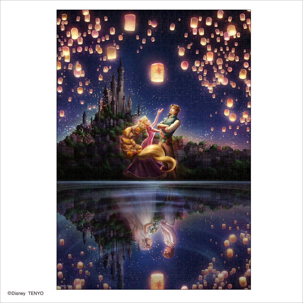 Tenyo 1000pc Rapunzel Glowing Puzzle 51x73.5cm