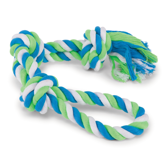 Twisted Rope 3 Knot Tug Dog Toy - XL