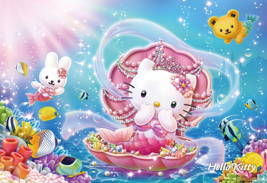 BEVERLY Jigsaw Puzzle L74-101 Sanrio Hello Kitty Mermaid Princess 150 L-Pieces
