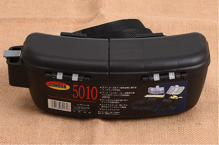 Waist-Mounted Fishing Gear Gadgets Fishing Bait Box Bait Super Hard Plastic Box GND Products