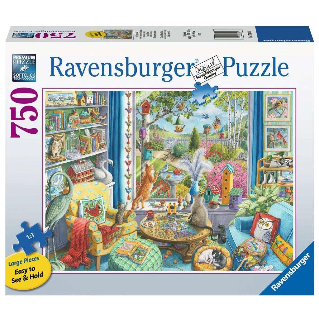 Ravensburger 750 Piece Puzzle Large Format The Bird Watchers