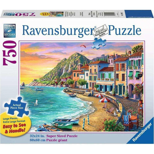 Ravensburger 750 Piece Puzzle Large Format Romantic Sunset