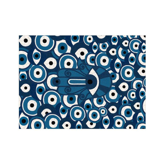 Hummingbird Australia Evil Eyes Blue 1000 Piece Puzzle