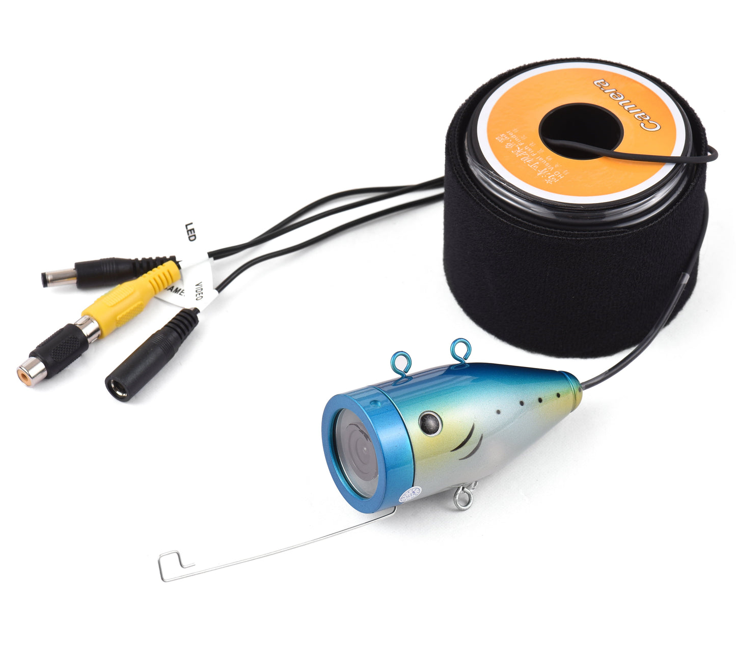 1200TVL Underwater Fishing Fish Finder with 12 IR LEDs 7Inch9Inch LCD Display 15M30M50M Cable IP68 Waterproof for Sea Lake Boat Ice Fishing