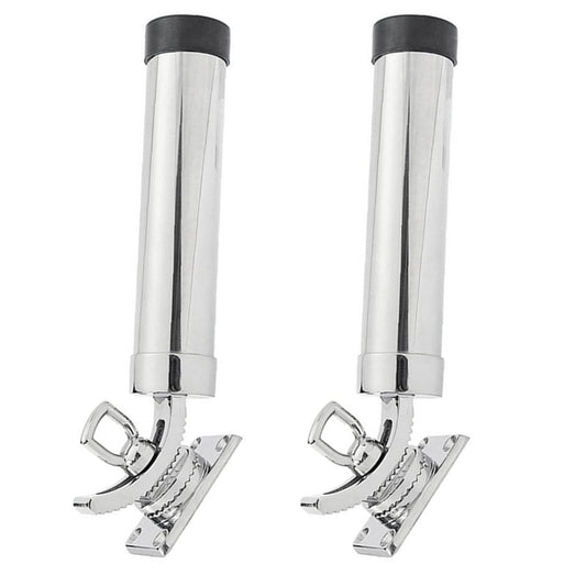 2X Boat 316 Stainless Steel Fishing Rod Holder Deck Mount Adjustable Yacht Rod Pod Boat Accessories Marine