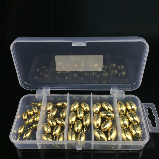 Inverted Fishing Copper Sinker Set Lead Sinker Copper Sinker GND Products