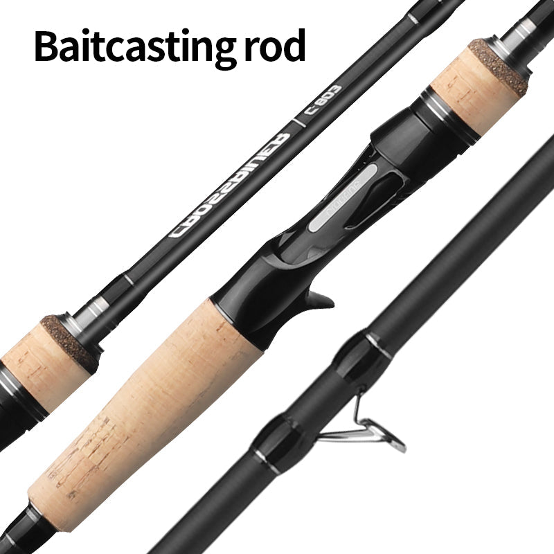 Three-section Lure Rod Adjustable Carbon Straight Handle Fishing Rod GND Products