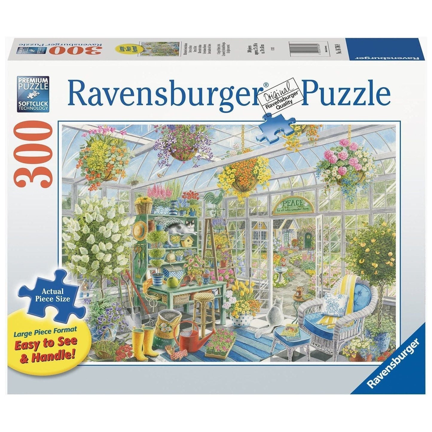Ravensburger 300 Piece Puzzle Large Format Greenhouse Heaven