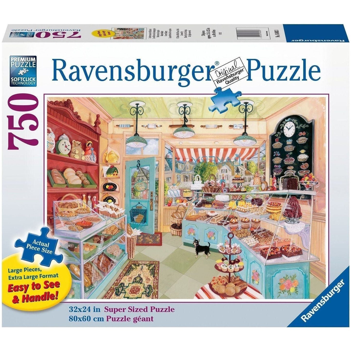 Ravensburger 750 Piece Puzzle Large Format Corner Bakery