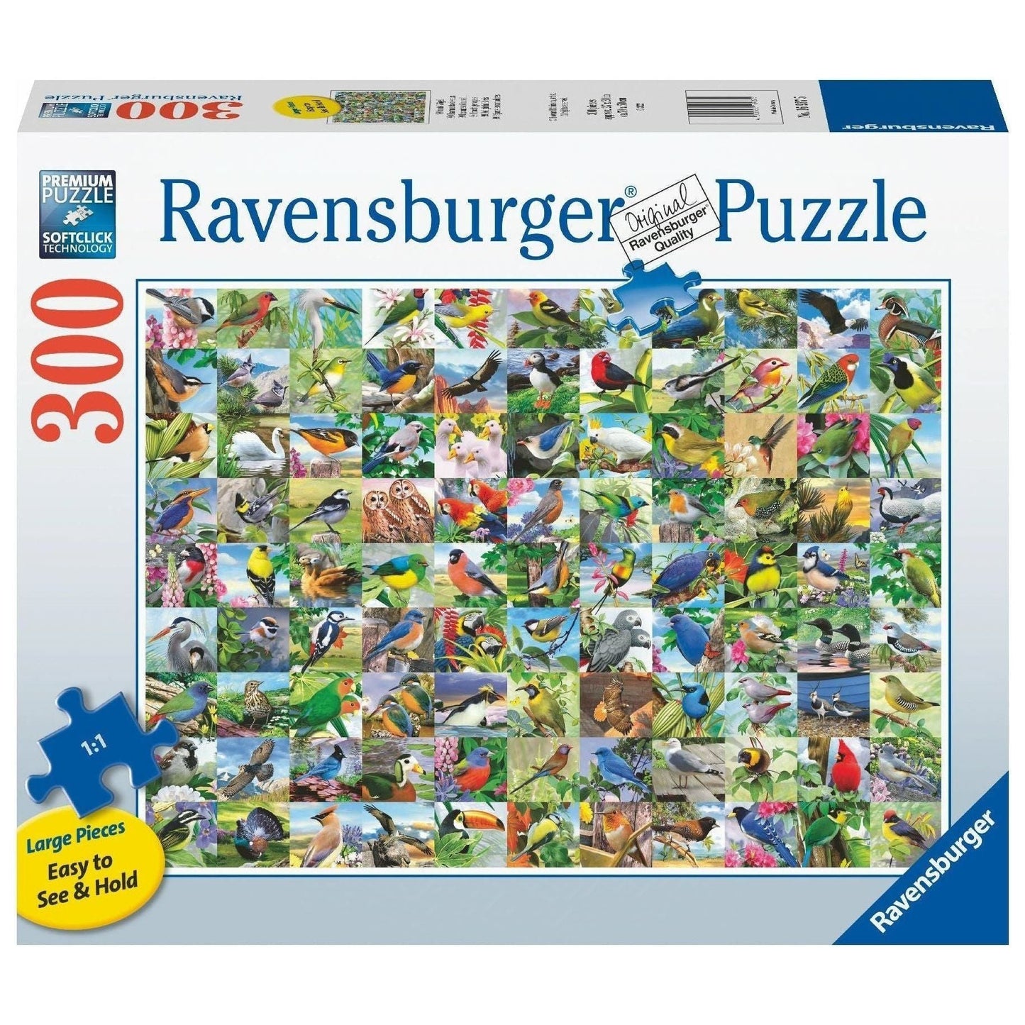 Ravensburger 300 Piece Large Format Puzzle 99 Delightful Birds