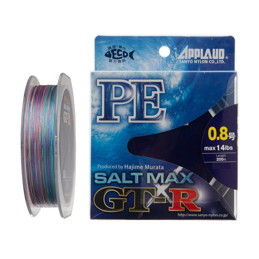 Sanyo Nylon APPLAUD SALTMAX GT-R PE 200m #0.8 14LB Fishing Line ‎Breakwater NEW