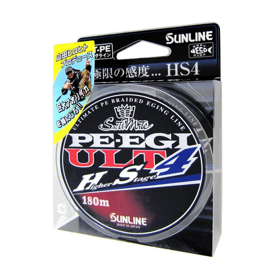 SUNLINE PE Line Saltimate EGI ULT HS4 180m #1.5 11kg 4-piece Fishing Line NEW