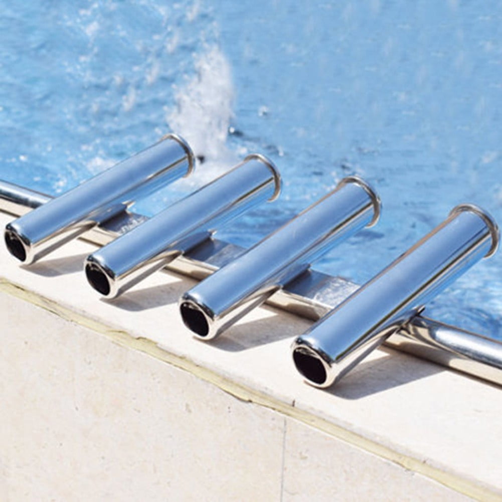 BCLONG Stainless Steel Wall-Mounted Fishing Rod Holder for Boats Campers Marine Supply