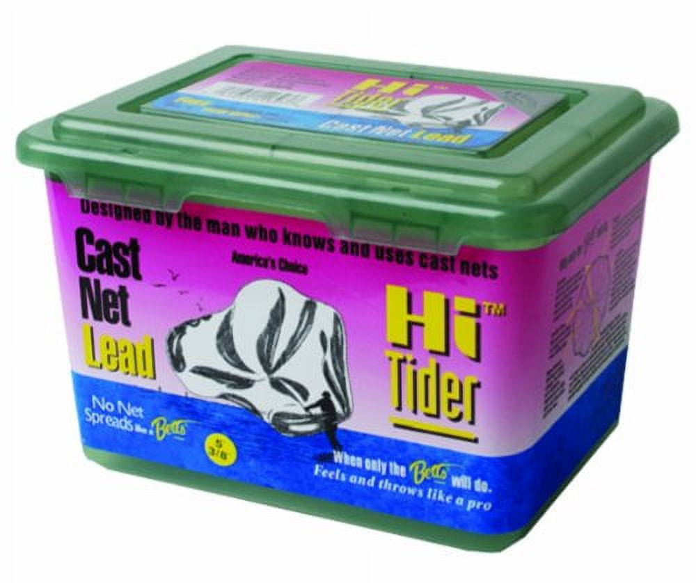 Betts 8HMPB Hi Tider Mono Cast Net 8' 3/8' Mesh 3/4Lb Lead per Ft