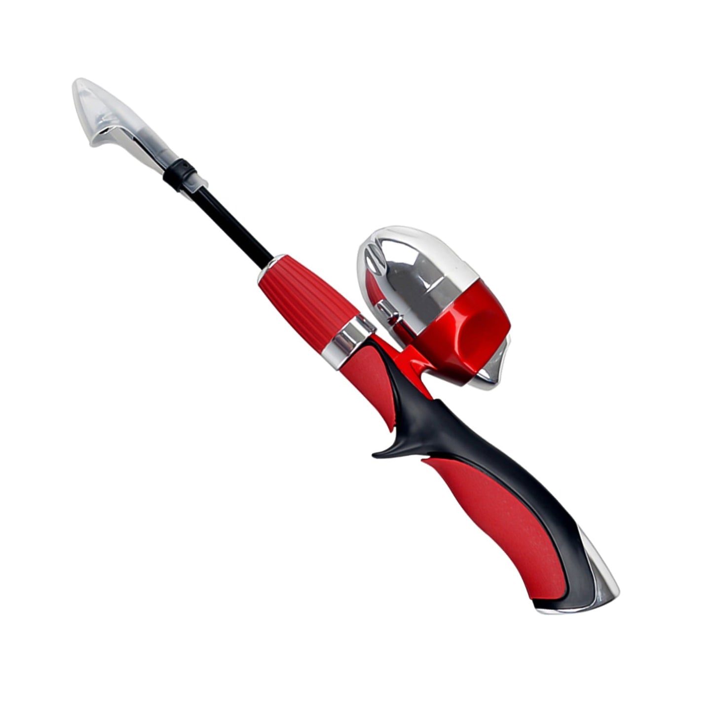 Biplut Kids Telescopic Fishing Pole Pod All-in-One Reel Line Kit for Youth Beginners (Red)