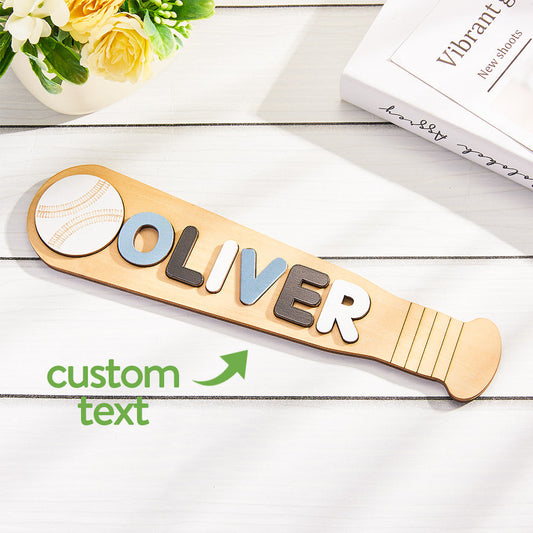 Custom Engraved Puzzle Baseball Toy Educational Gifts