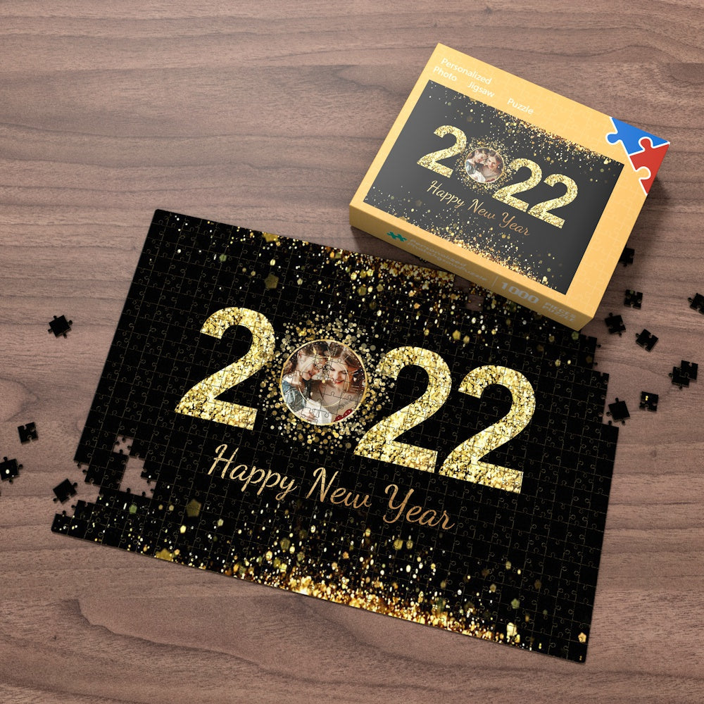 Custom Photo Puzzle Happy New Year 2022 Puzzle