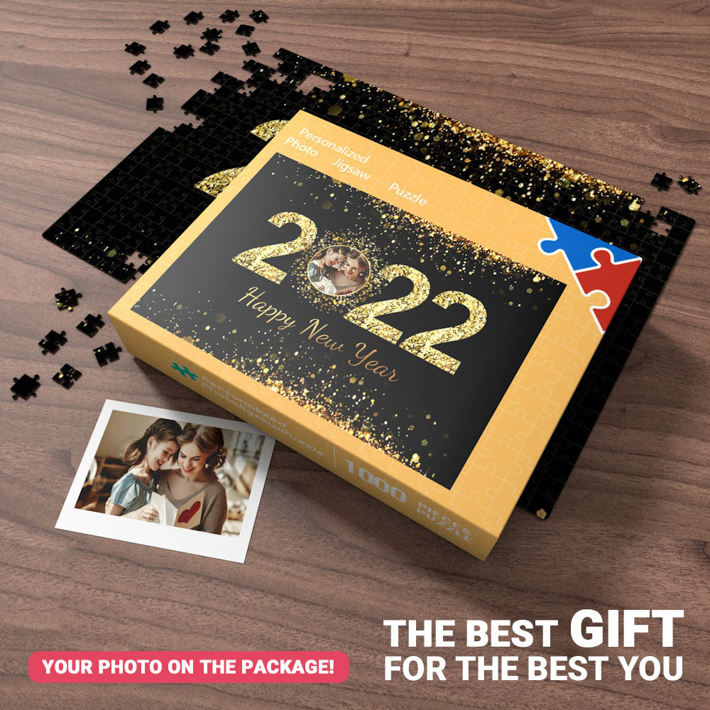Custom Photo Puzzle Happy New Year 2022 Puzzle