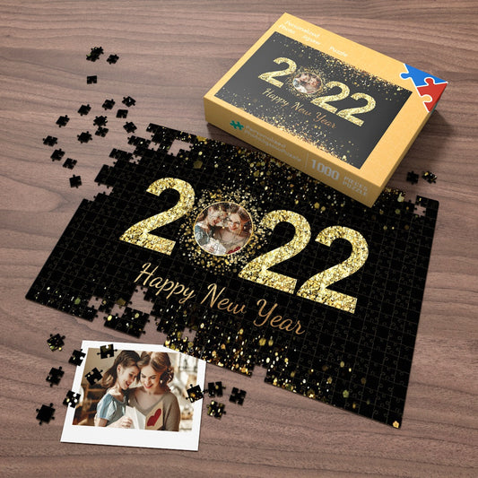 Custom Photo Puzzle Happy New Year 2022 Puzzle
