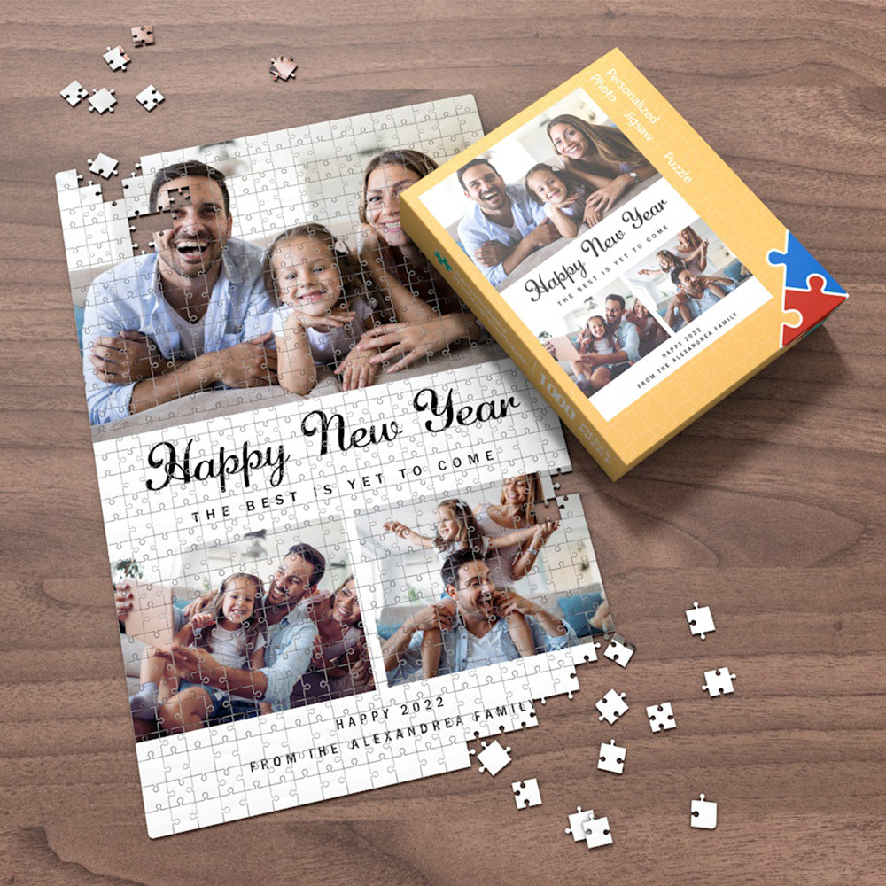 Custom Photo Puzzle Happy New Year 2022 Puzzle the Best Is Yet to Come