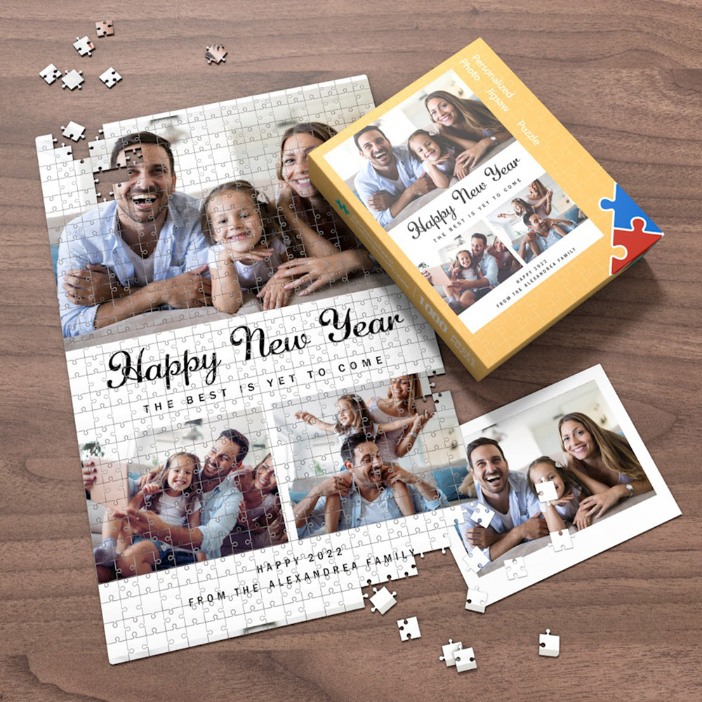 Custom Photo Puzzle Happy New Year 2022 Puzzle the Best Is Yet to Come