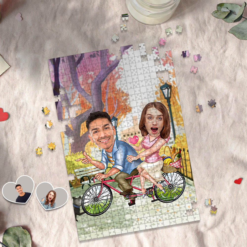 Custom Face Puzzle Personalized Minime Puzzle Couple Gifts for Each Other