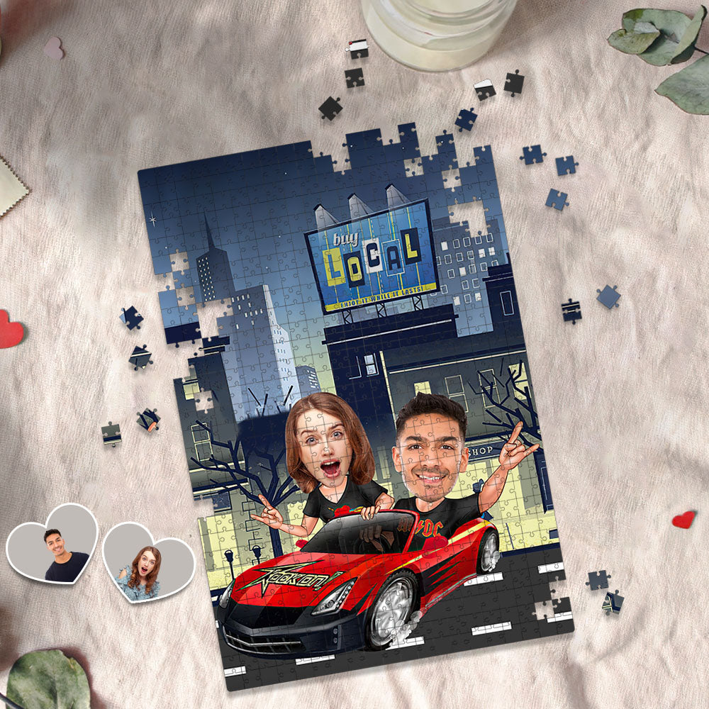 Custom Face Puzzle Personalized Valentines Minime Puzzle Gifts