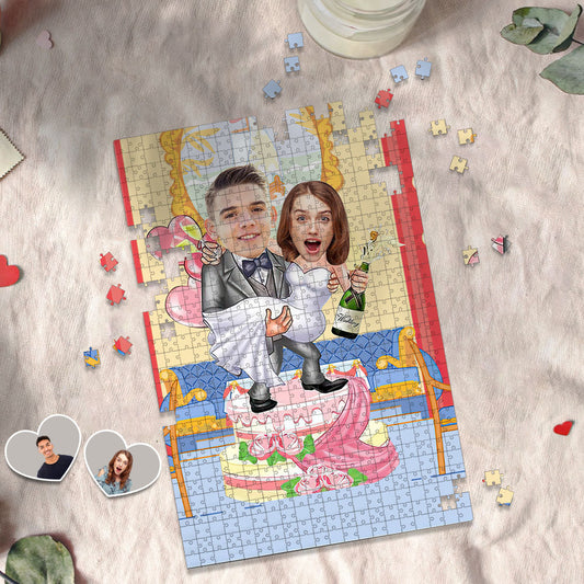 Custom Face Minime Puzzle Personalized Valentines Puzzle Gifts