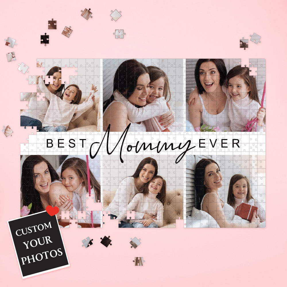 Custom Photo Puzzle Best Mom Ever Puzzle Mother's Day Gift