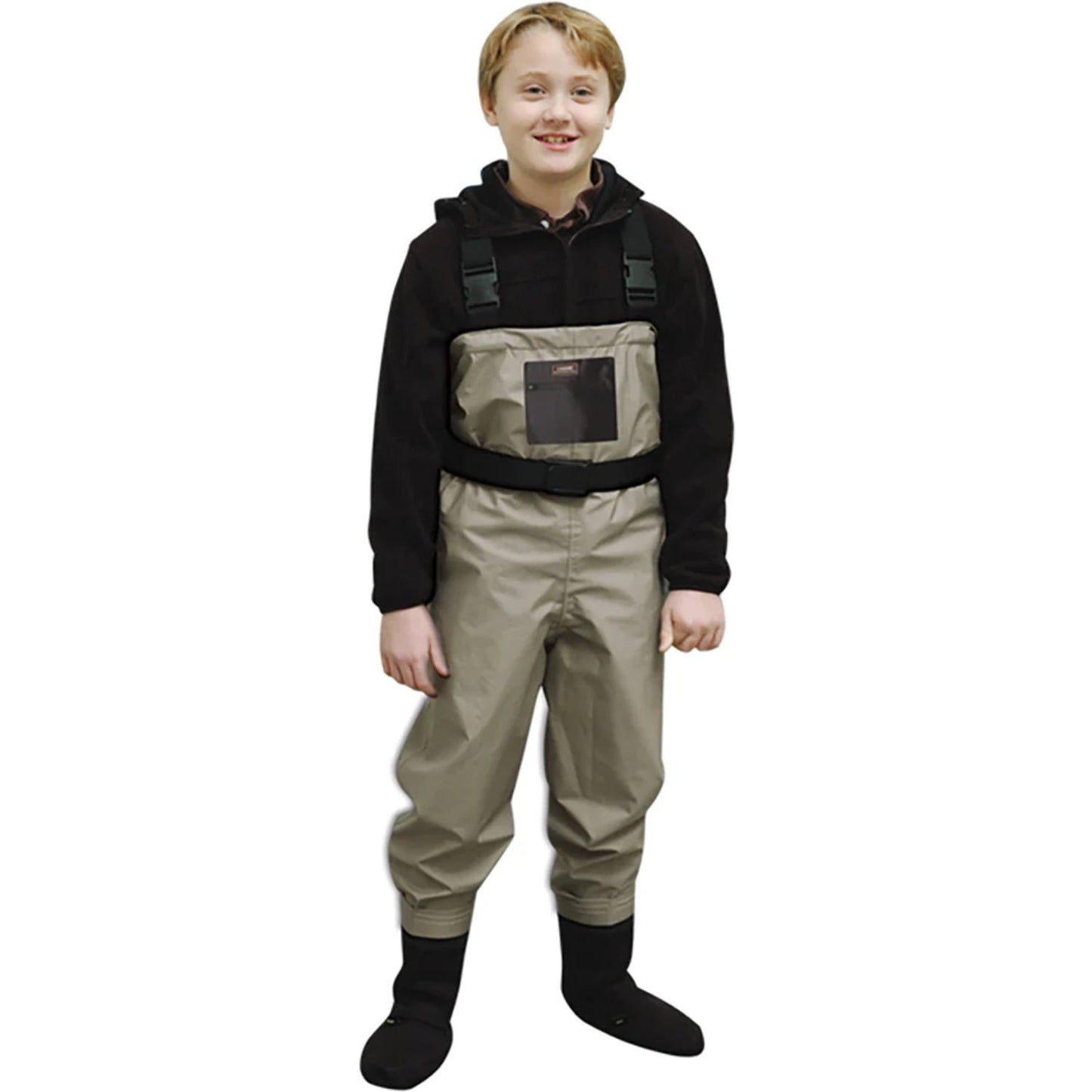 Caddis Systems Promo Youth Breathable Stocking Foot Wader, Light Green