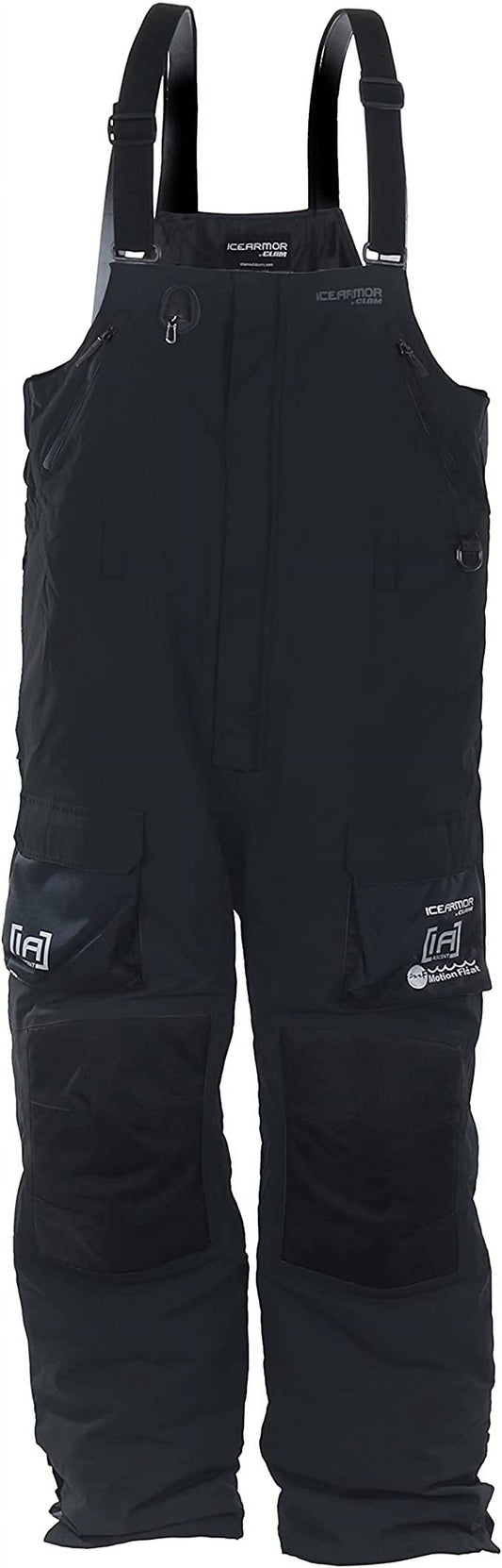 Clam Ice Armor Ascent Float Bib Black Large - 115420