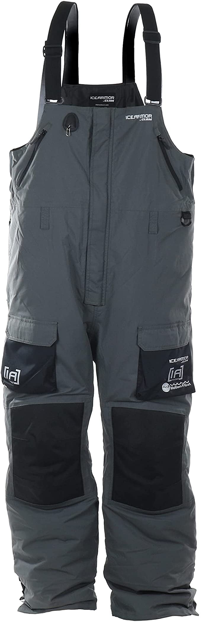 Clam Ice Armor Ascent Float Bib Charcoal / Black XL - 115429