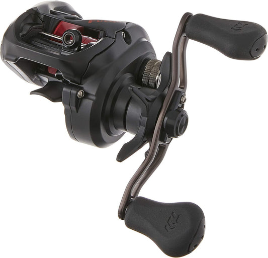 Daiwa Fuego Left Hand CT Baitcasting Reel FGCT100XSL Black/Red