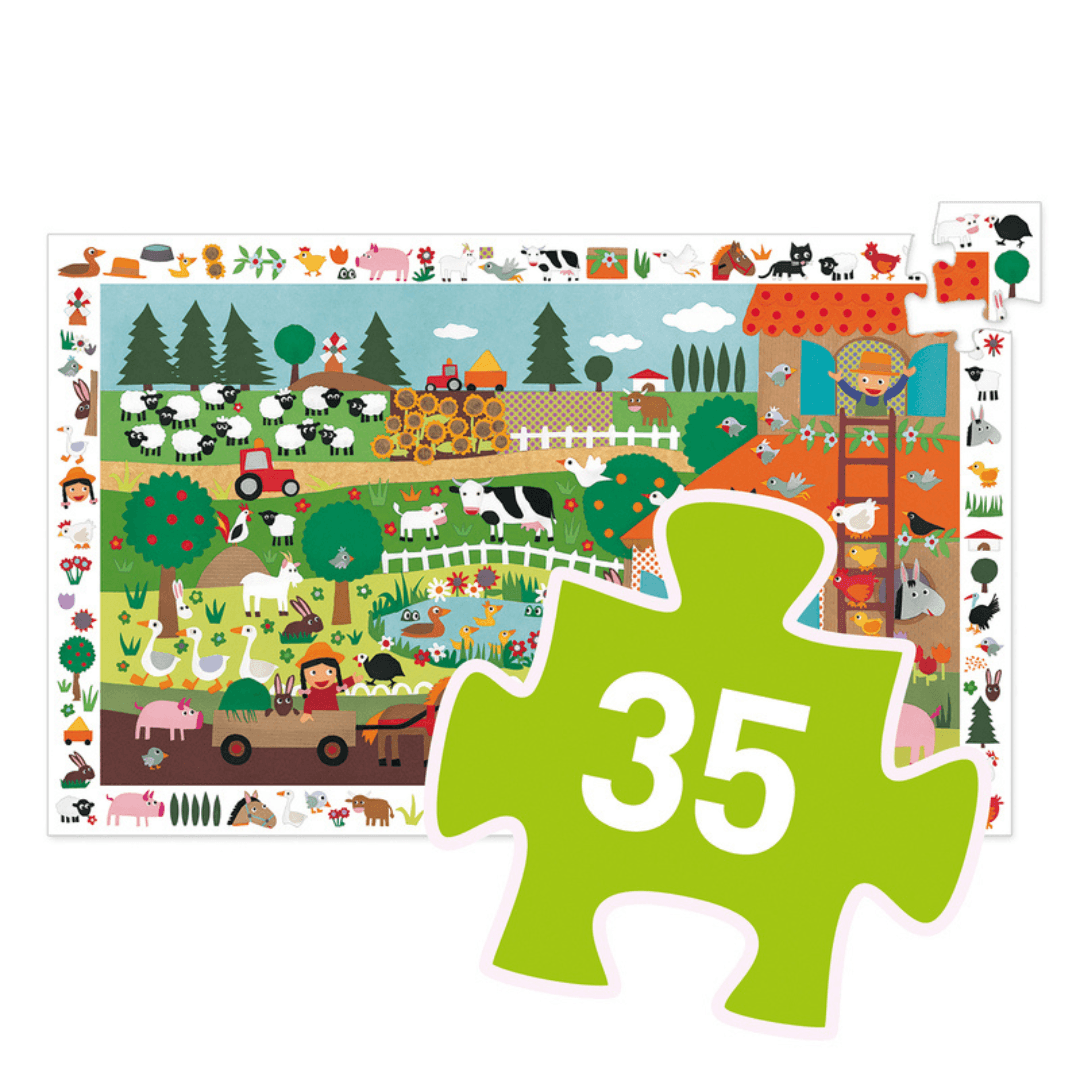 Farm Observation Puzzle - 35 pieces