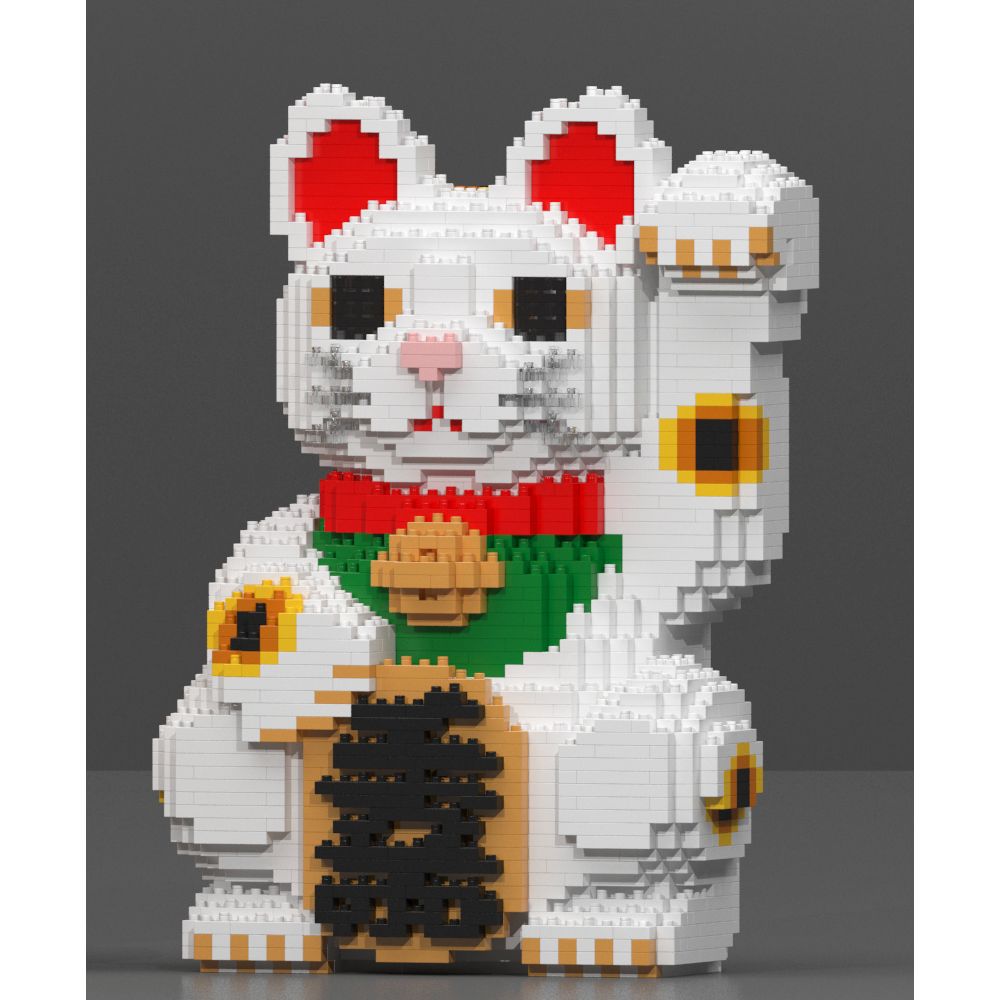 Maneki Neko White Cat, by Jekca