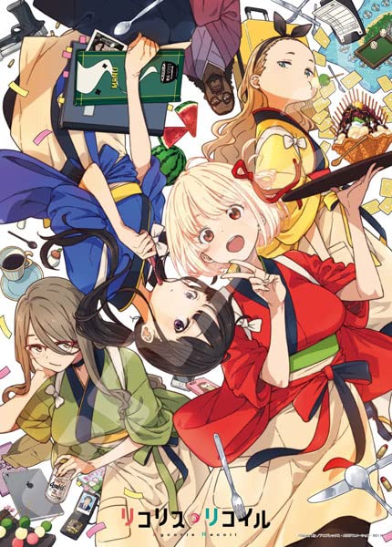 ENSKY 500-523 Jigsaw Puzzle Cafe Lycoreco Lycoris Recoil 500 Pieces