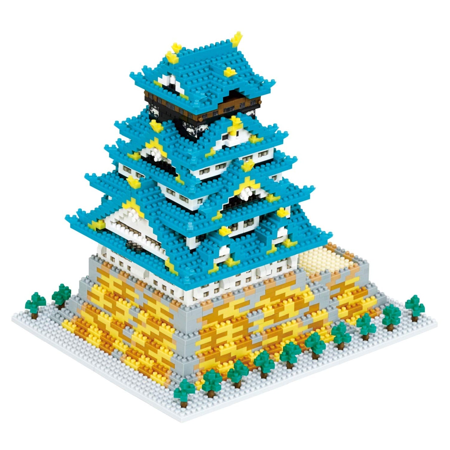 KAWADA Nb-049 Nanoblock Osaka Castle Deluxe Edition