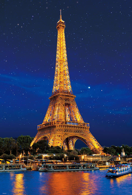 BEVERLY  31-534 Jigsaw Puzzle Eiffel Tower Under The Stars  Glow In The Dark  1000 Pieces