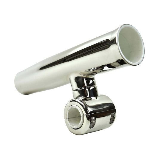 Marine City Heavy-Duty Strong Clamp-on Adjustable Fishing Rod Holder for 7/8 Inches and 1 Inches Rails1pcs