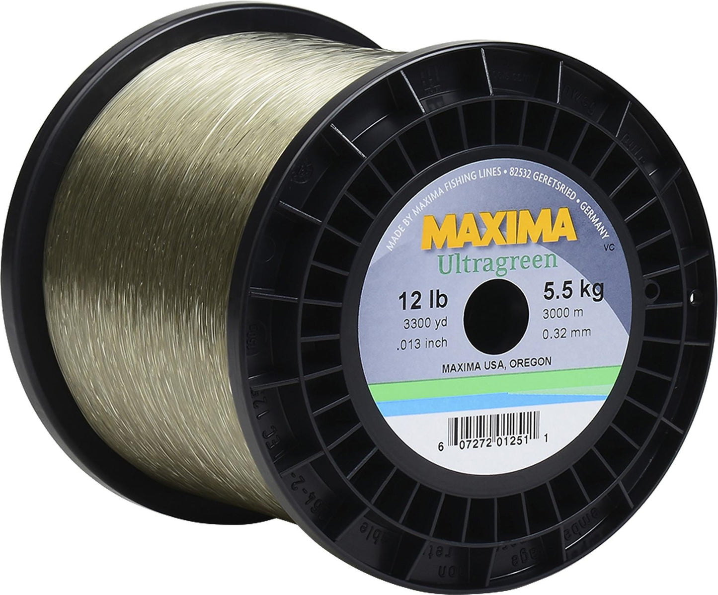Maxima MBG-10 Ultragreen Bulk Monofilament Fishing Line 10 lb 3300 Yards