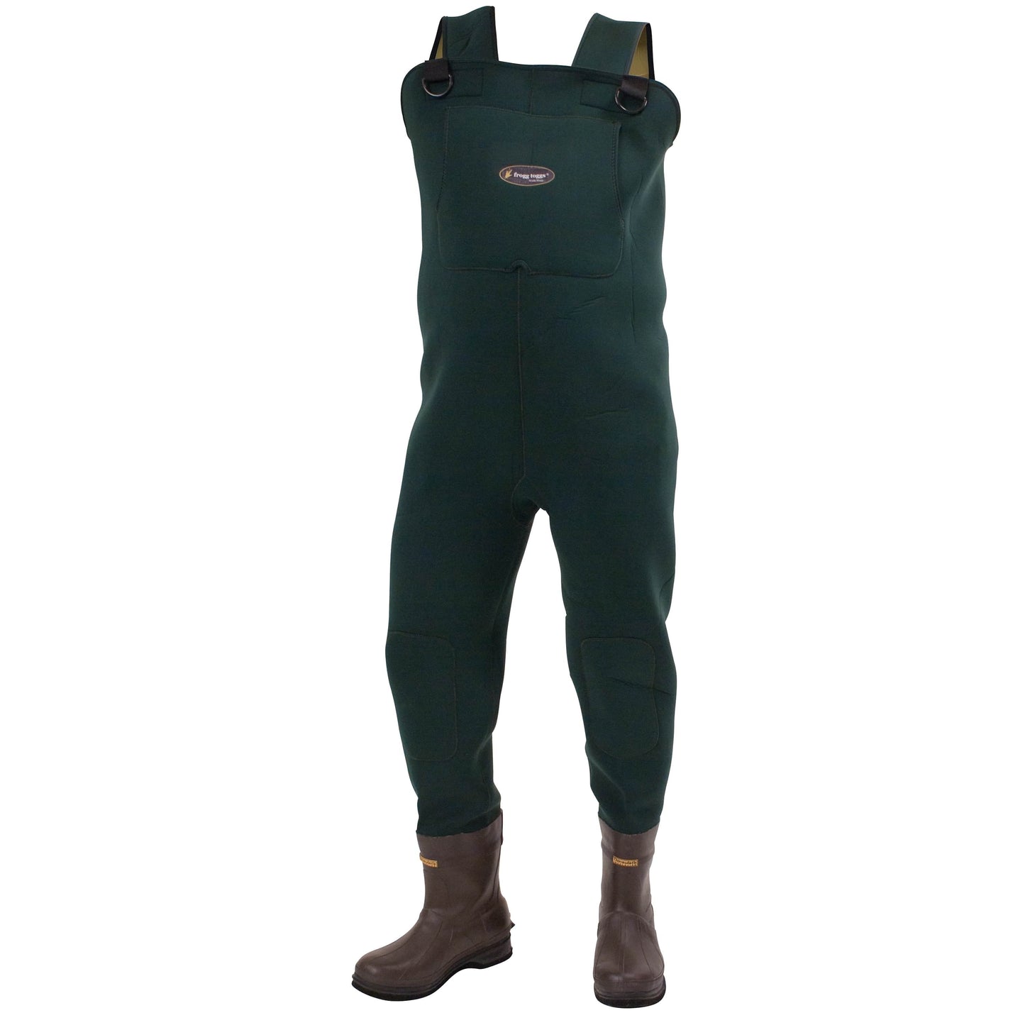 Men's Amphib Bootfoot Neoprene Felt Chest Wader | Forest Green | Size 11