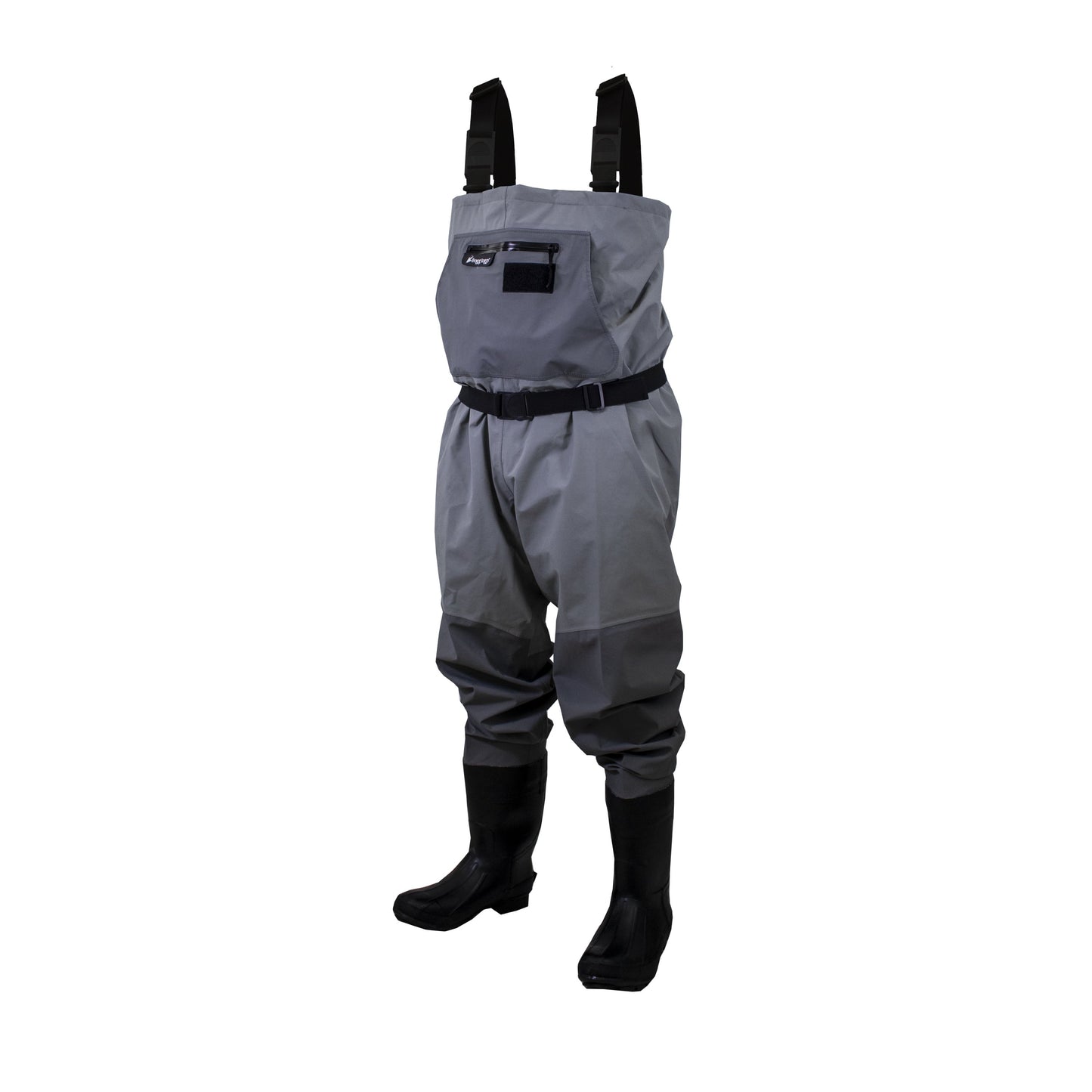Men's Hellbender PRO Bootfoot Felt Sole Chest Wader | Gray | Size 9
