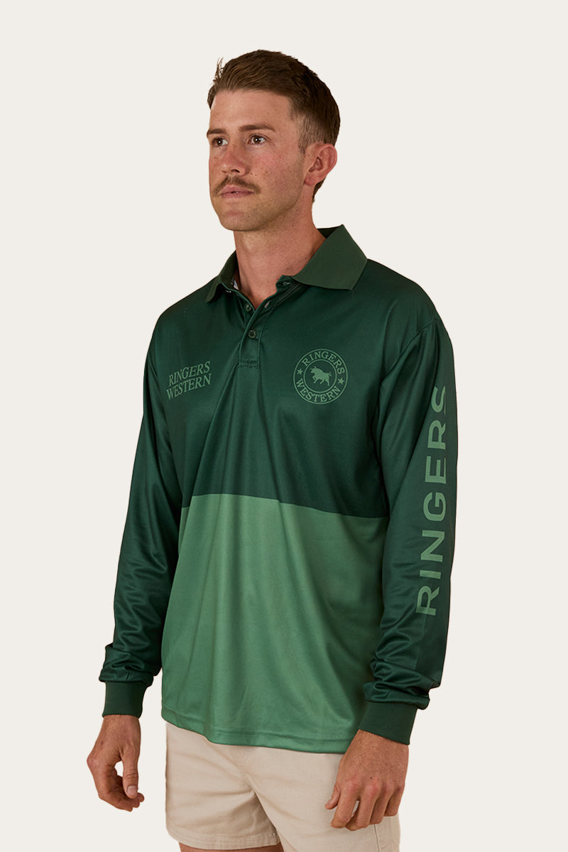 Halls Creek Unisex Fishing Jersey - Pine