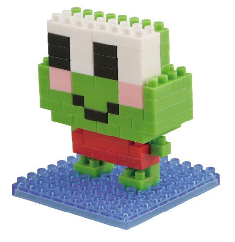 KAWADA Nbcc-013 Nanoblock Kawaii Series Kero Kero Keroppi