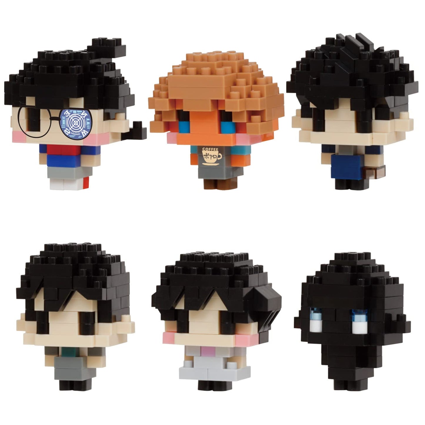 Nanoblock Mini Nano Detective Conan Vol.3 (Box) Nbmc_34S 1Box = 6 Pieces, 6 Types In Total