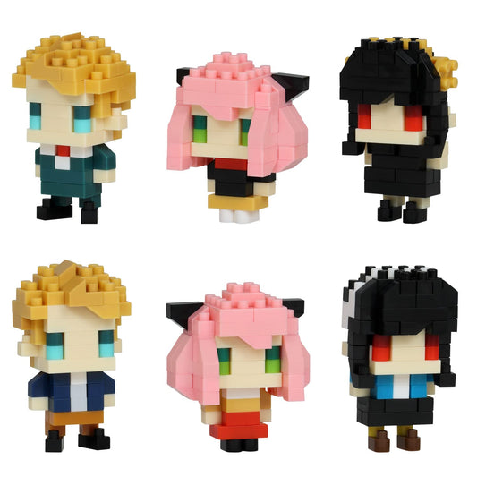 Nanoblock Mini Nano Spy X Family (Box) Nbmc_37S 1Box = 6 Pieces, 6 Types In Total