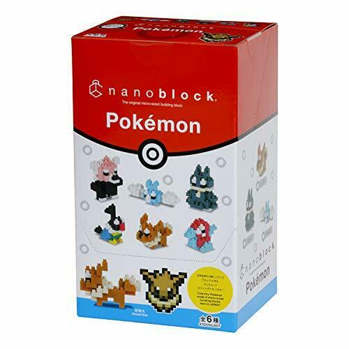 Nanoblock Nbmc_14s Mini Nano Pokemon Type : Normal 6pcs Complete Box