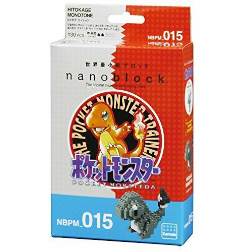 Nanoblock Pokemon Hitokage Monotone Nbpm-015