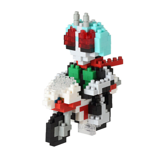 KAWADA Nbtn-001 Nanoblock Kamen Masked Rider 1 & New Cyclone