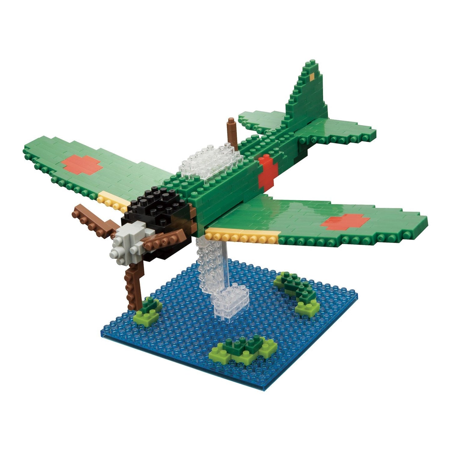 KAWADA Nbm-002 Nanoblock Mitsubishi A6M Zero